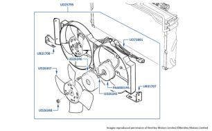 Electric Fan, Corniche & Continental, chassis numbers 10123-16968