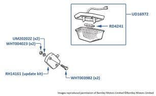 Bonnet/Hood Lamp & Switch, 4-door cars, 1980-1999