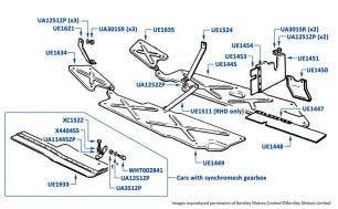 Undersheets, Silver Cloud I (chassis SWA-SGE474) & S1 (chassis B2AN-B39FD)