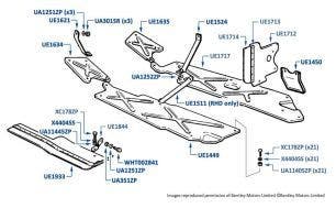 Undersheets, Silver Cloud I (chassis LSGE476 on) & S1 (chassis FD41 on)