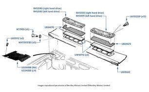 Air Intake (Pollen) Filters, 4-door cars, chassis numbers 01001-27799