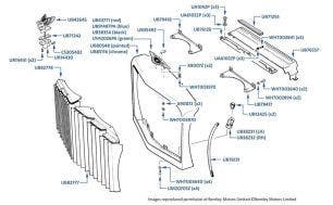 Radiator Grille, Continental R, Continental T & Azure, chassis numbers 42001-61182