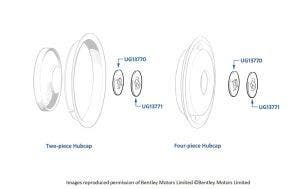 Wheel Badges, chassis numbers 01001-29290