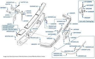 Front Bumper, Brooklands, chassis numbers 46004-55755 (Middle East)