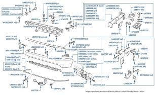 Rear Bumper, Continental R Mulliner, chassis numbers 63501-63568 (Type B)