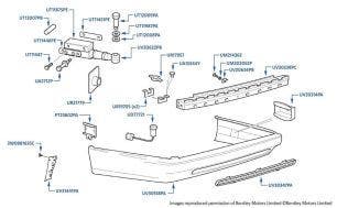 Rear Bumper, Continental SC