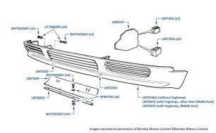 Air Dam, Front, Turbo R, chassis numbers 24519-27793