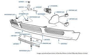 Air Dam, Front, Turbo R, chassis numbers 31004-55759