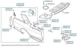 Rear Wings/Fenders, Continental R Le Mans