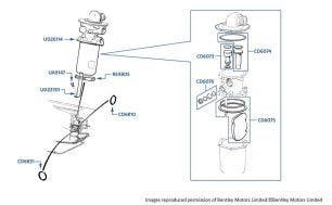 Valve in Receiver unit, Silver Spirit & Mulsanne, chassis numbers 01001-09533 (other than USA & Japan)