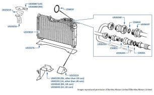 Air Conditioning Condensor, Turbo R, chassis numbers 12834-16570