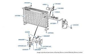 Air Conditioning Condensor, Brooklands, chassis numbers 46004-46778