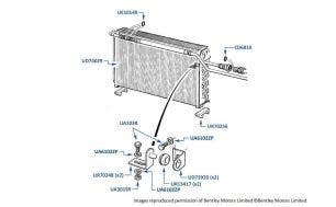 Air Conditioning Condensor, Flying Spur & Silver Dawn, chassis numbers 55012-66305