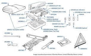 Tools, Bentley Eight, chassis numbers 12013-27799