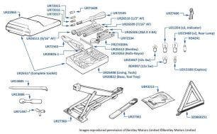 Tools, Silver Spur, chassis numbers 31002-44573