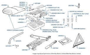 Tools, Silver Spur, chassis numbers 46001-46781