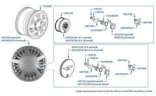 Alloy Wheels, Bentley, 16 Inch