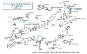 Exhaust Pipes & Silencers, catalyst, Continental T Le Mans, chassis numbers 67538 & 01500-01559