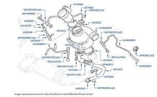 Turbocharger, Continental T, chassis numbers 67001-67538 & 01500-01559