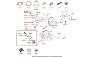 Silver Cloud III & S3 Exhaust (Flange & Gasket Type)