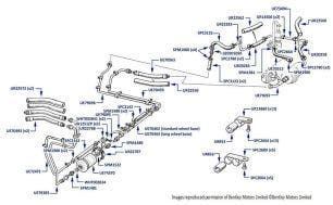 Main Fuel Line, Turbo R & Turbo RL, chassis numbers 24519-27793