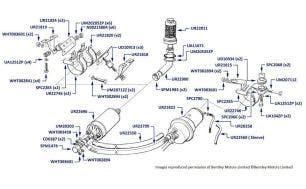 Fuel Pump & Accumulator, Corniche & Continental, chassis numbers 05038-16968 (USA & Japan)