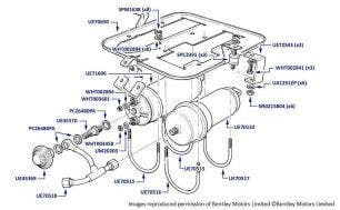 Fuel Pump & Accumulator, Bentley Eight, chassis numbers 20006-27799