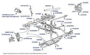 Fuel Injection, Turbo R & Turbo RT, chassis numbers 57002-66750