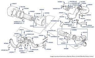 Air Intake, Bentley Eight, chassis numbers 14870-16954 (other than USA & Japan)