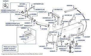 Fuel Tank, Continental R, chassis numbers 42001-53490