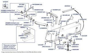 Fuel Tank, Flying Spur, chassis numbers 55012-55761