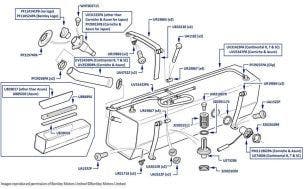 Fuel Tank, Continental SC, chassis numbers 65101-65104 (cars with On Road Vapour Recovery)