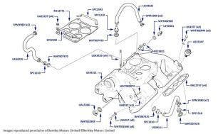 Intake Manifold, Mulsanne Turbo & Turbo R, chassis numbers 08760-16570