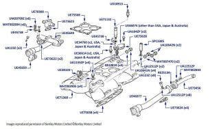 Intake Manifold, Bentley Eight, chassis numbers 20006-27799