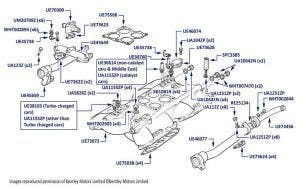 Intake Manifold, Bentley Eight, chassis numbers 36043-44562