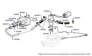 Air Pressure Transducer & Vacuum Dump Valve Switch, Turbo R & Turbo RL, chassis numbers 20001-21842