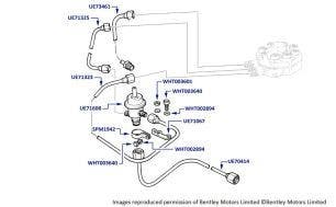 Fuel Pressure Regulator, Corniche & Continental, chassis numbers 30001-40533