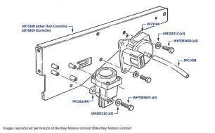 Air Pressure Transducer & Fuel Cut Off Switch, Continental R, chassis numbers 52001-52143