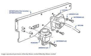 Air Pressure Transducer & Fuel Cut Off Switch, Brooklands, Turbo R, Turbo RL & Turbo RT, chassis numbers 54616-66901