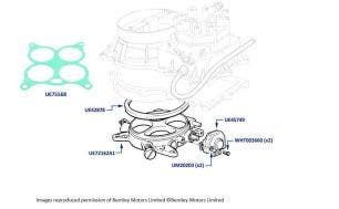 Throttle Body, Silver Spirit, Silver Spur, Bentley Mulsanne & Eight, chassis numbers 20014-27799 (USA, Japan, Australia, Switzerland & Austria)