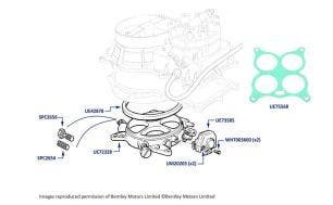 Throttle Body, Silver Spirit, Silver Spur, Bentley Mulsanne S & Eight, chassis numbers 44001-46781