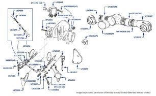 Throttle Body, Azure, Continental T & Continental SC, chassis numbers 50801-67538 & 01001-01559