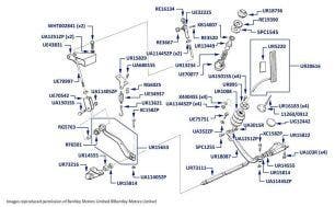 Throttle Pedal & Linkage, Bentley Eight, chassis numbers 20006-27799 (right hand drive)