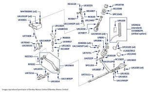 Throttle Pedal & Linkage, Touring Limousine, chassis numbers 80001-80056 (right hand drive)