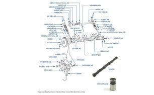 Camshaft, Valves & Hydraulic Lifters chassis numbers 08742-38971