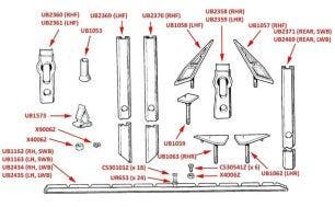 Silver Cloud I-III & S1-3 Waistline & Sill Mouldings