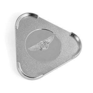 TRIANGULAR B COASTER-SILVER