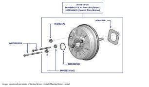 Brake Servo, Bentayga (2017-2023, other than Hybrid)