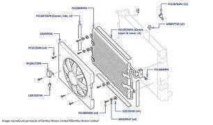 Condenser & Auxiliary Cooling Fans, Arnage R, Arnage RL, Arnage T, Arnage Diamond Series, Arnage Blue Train, Arnage Final Series, Azure & Brooklands Coupe (all chassis)