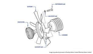 Fan, Arnage Red Label (chassis 04001-08394) & Arnage Le Mans (chassis 06341-08375)